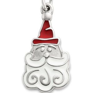 james avery enamel sweet santa christmas charm bracelet